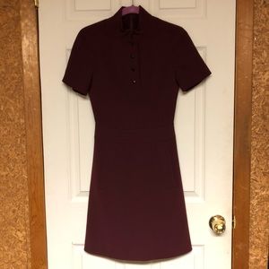 Burgundy Karen Millen Dress Size 2